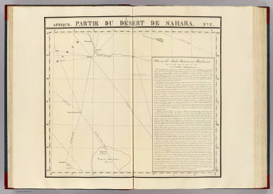Partie, Desert de Sahara. Afrique 7. / Vandermaelen, Philippe, 1795-1869 / 1827