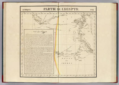 Partie, l'Egypte. Afrique 11. / Vandermaelen, Philippe, 1795-1869 / 1827