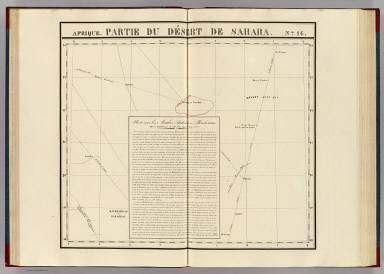 Partie, Desert de Sahara. Afrique 14. / Vandermaelen, Philippe, 1795-1869 / 1827