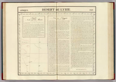 Desert de Lybie. Afrique 17. / Vandermaelen, Philippe, 1795-1869 / 1827