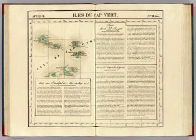 Iles du Cap Vert. Afrique 18 bis. / Vandermaelen, Philippe, 1795-1869 / 1827