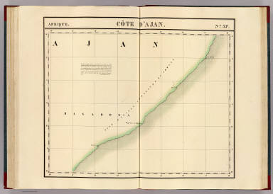 Cote d'Ajan. Afrique 37. / Vandermaelen, Philippe, 1795-1869 / 1827