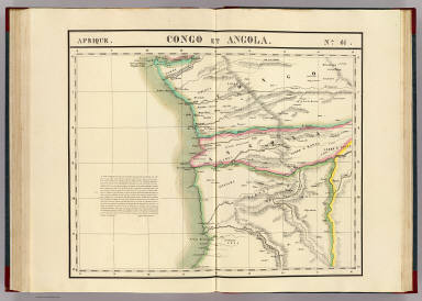 Congo et Angola. Afrique 41. / Vandermaelen, Philippe, 1795-1869 / 1827