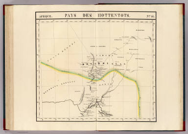 Pays des Hottentots. Afrique 51. / Vandermaelen, Philippe, 1795-1869 / 1827