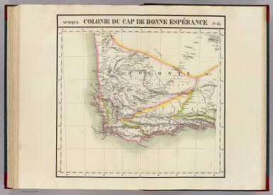 Cap de Bonne Esperance. Afrique 53. / Vandermaelen, Philippe, 1795-1869 / 1827
