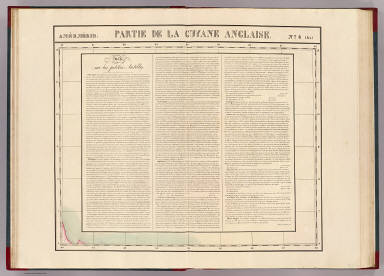 Partie, Guyane Anglaise. Amer. Merid. 4 bis. / Vandermaelen, Philippe, 1795-1869; Delavault, A. / 1827