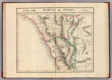 Partie du Perou. Amer. Merid. 14. / Vandermaelen, Philippe, 1795-1869 / 1827