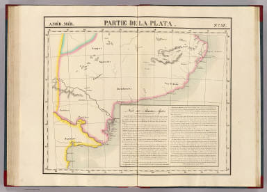 Partie, la Plata. Amer. Merid. 37. / Vandermaelen, Philippe, 1795-1869 / 1827