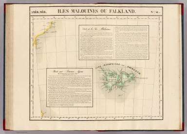Iles Malouines ou Falkland. Amer. Merid. 41. / Vandermaelen, Philippe, 1795-1869 / 1827