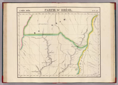 Partie du Bresil. Amer. Merid. 17. / Vandermaelen, Philippe, 1795-1869 / 1827