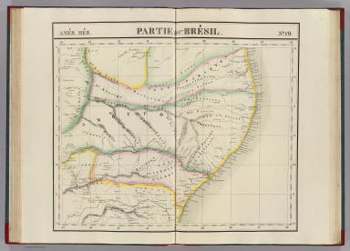Partie du Bresil. Amer. Merid. 19. / Vandermaelen, Philippe, 1795-1869 / 1827