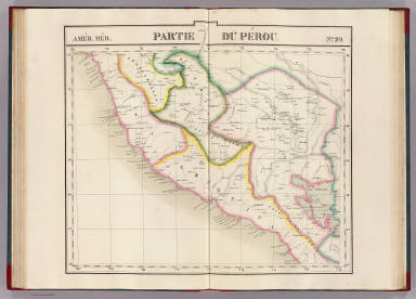 Partie du Perou. Amer. Merid. 20. / Vandermaelen, Philippe, 1795-1869 / 1827