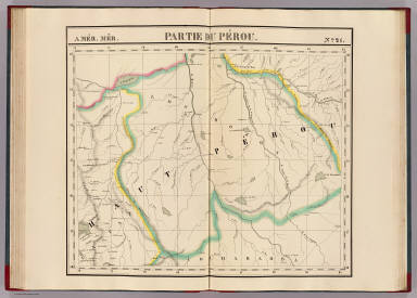 Partie du Perou. Amer. Merid. 21. / Vandermaelen, Philippe, 1795-1869 / 1827