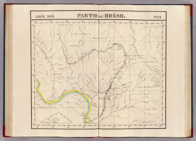Partie du Bresil. Amer. Merid. 22. / Vandermaelen, Philippe, 1795-1869 / 1827