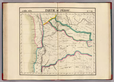 Partie du Perou. Amer. Merid. 25. / Vandermaelen, Philippe, 1795-1869 / 1827