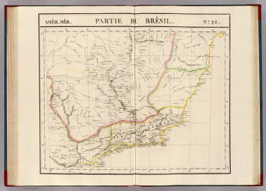 Partie du Bresil. Amer. Merid. 28. / Vandermaelen, Philippe, 1795-1869 / 1827