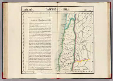 Partie du Chili. Amer. Merid. 29. / Vandermaelen, Philippe, 1795-1869 / 1827