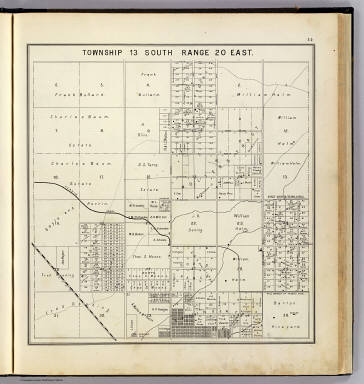 R.22E T.13S. / (Thompson, Thos. H.) / 1891