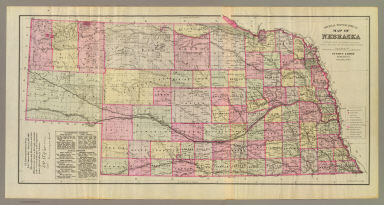 Nebraska. / Everts & Kirk / 1885