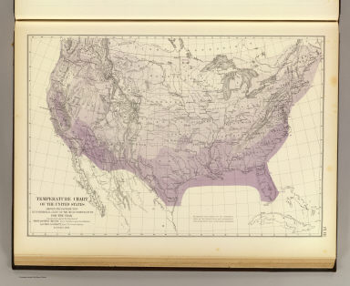 Temperature US. / Henry, Joseph, 1797-1878; Schott, Charles A. (Charles Anthony), 1826-1901; United States. Census Office / 1874