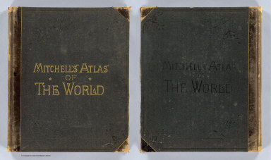 Cover: New general atlas. / Mitchell, Samuel Augustus / 1890
