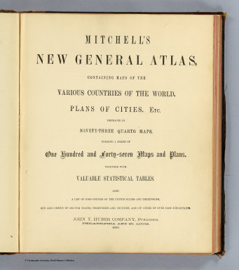 Title Page: New general atlas. / Mitchell, Samuel Augustus / 1890