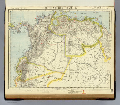 South America 1. / Letts, Son & Co. / 1883