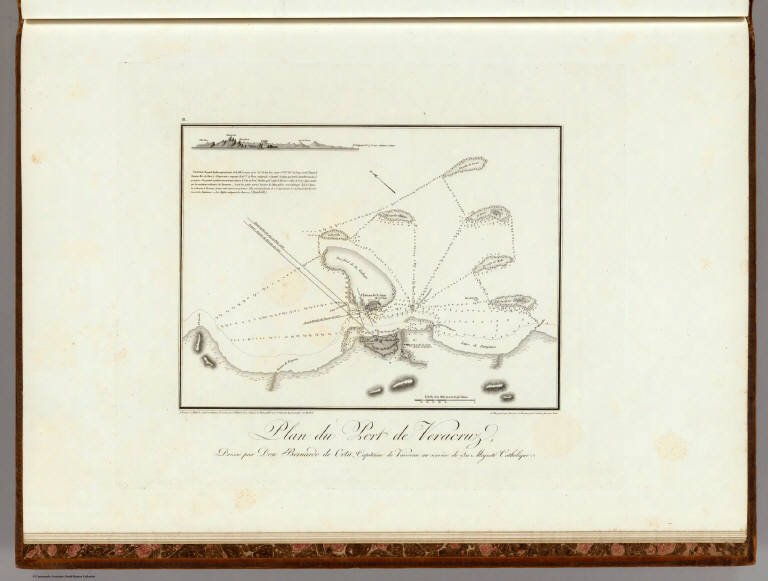 Plan du Port de Veracruz.