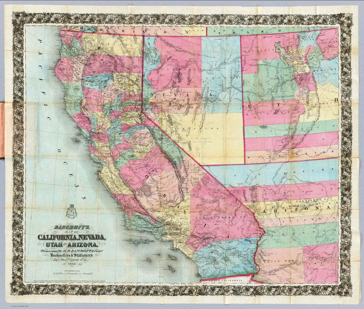 Nevada California Map