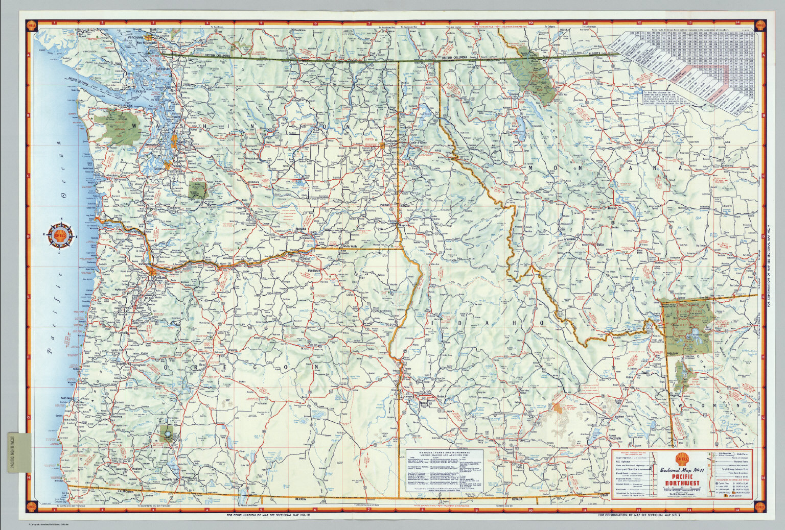 Map Of Northwest United States