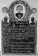 Hitchcock, Anna; Hitchcock, Amasa B.; Hitchcock, Infants
