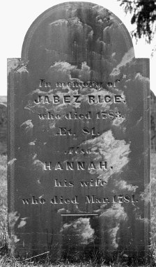 Rice, Jabez; Rice, Hannah