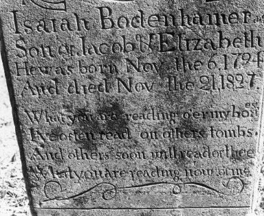Bodenhamer, Isaiah