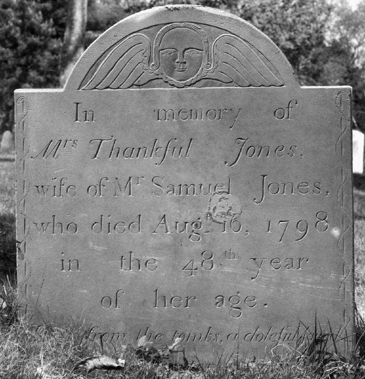 Jones, Thankful