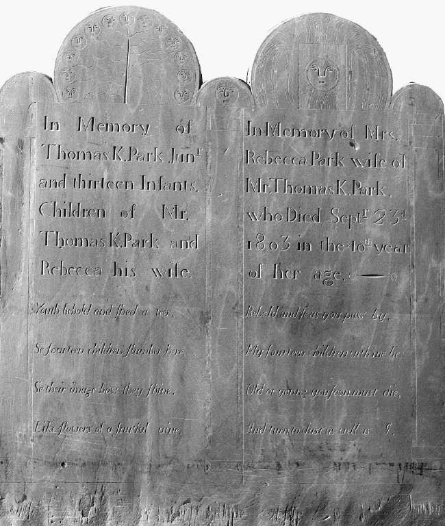 Park, Infants; Park, Rebecca; Park, Thomas K. Jr.