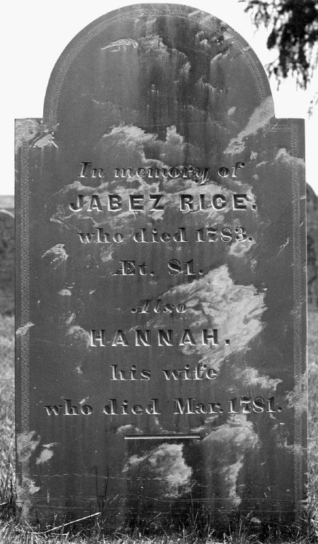 Rice, Jabez; Rice, Hannah