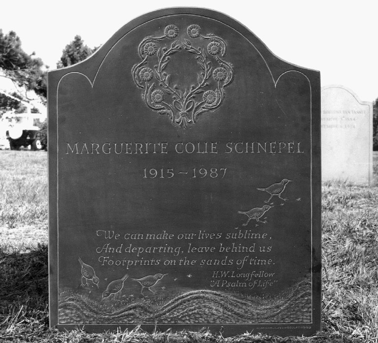 Schnepel, Marguerite Colie