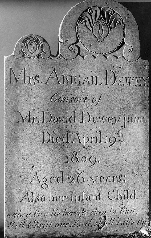 Dewey, Abigail; Dewey, Infant