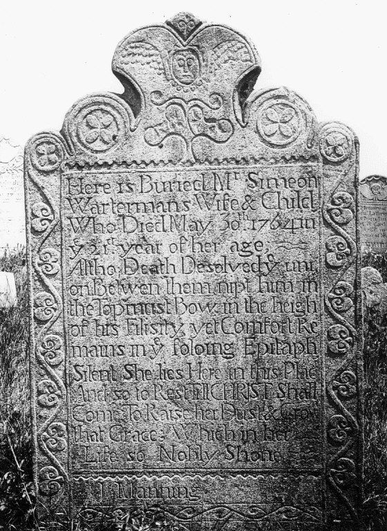 Warterman, Simeon's Wife; Warterman, Simeon's Child