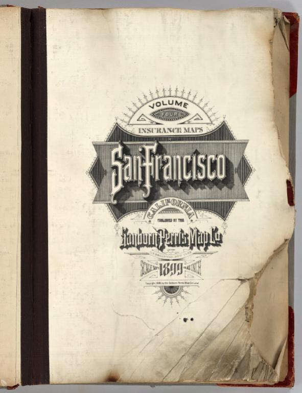 Title Page: San Francisco Sanborn Insurance Map Atlas Vol. 4.