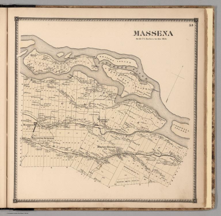 Massena, Saint Lawrence County, New York.