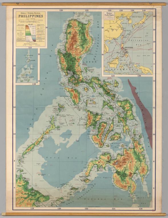 Philippines -- Physical-Political.