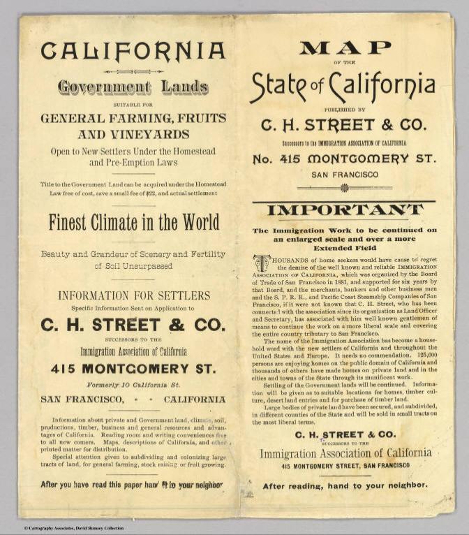 Cover: California.
