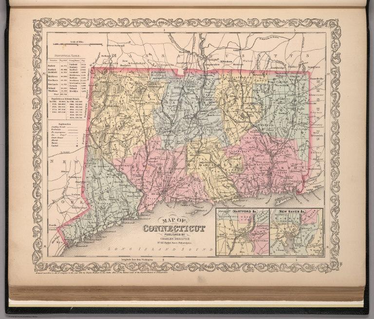 Map of Connecticut
