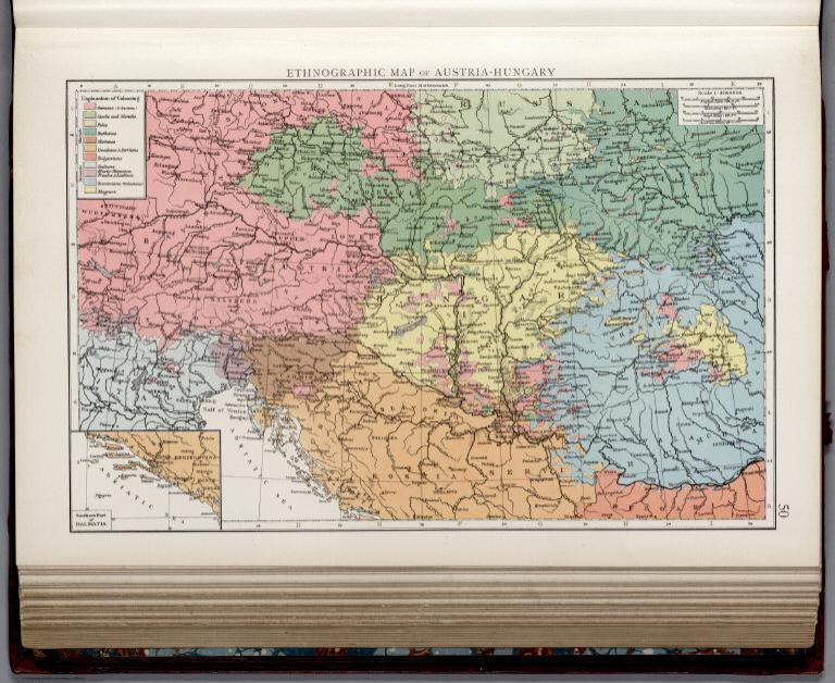 Ethnographic map of Austria-Hungary