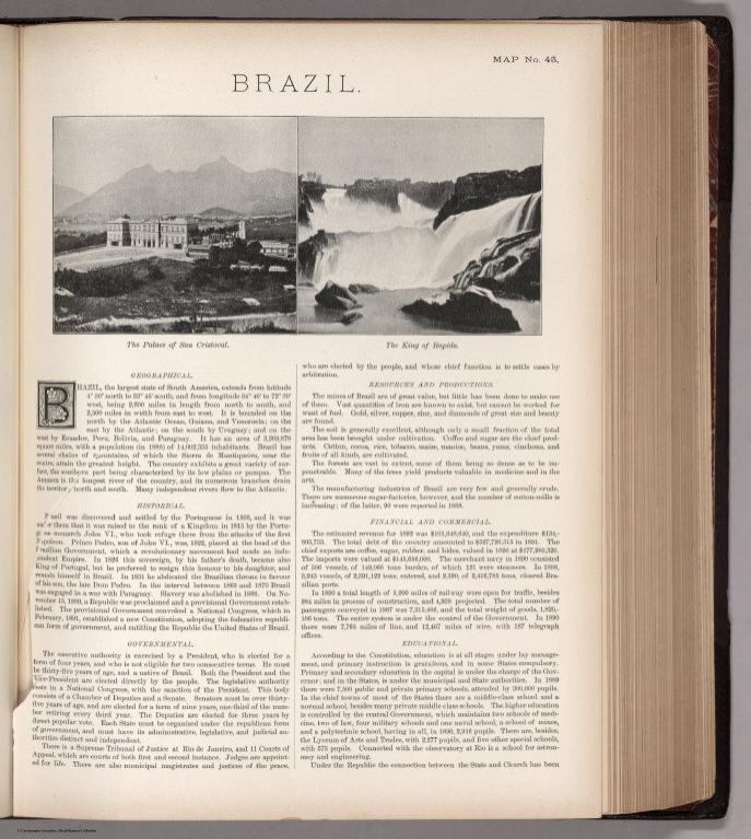 Text Page: Brazil. Map No. 45