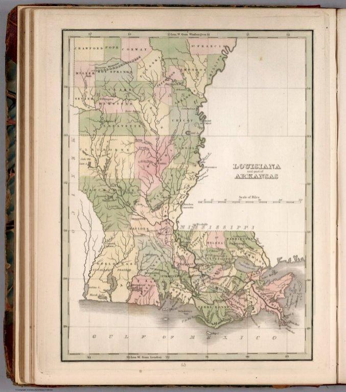 Louisiana and part of Arkansas
