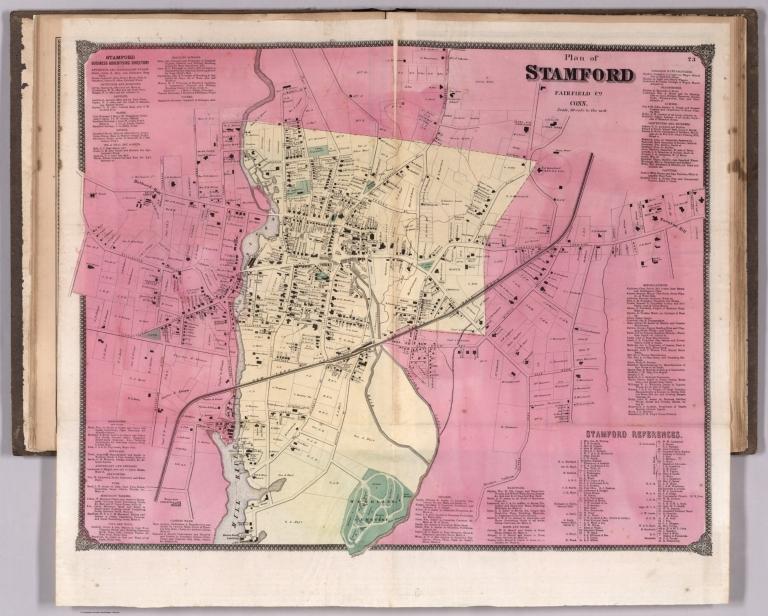 Plan of Stamford, Fairfield County, Connecticut.