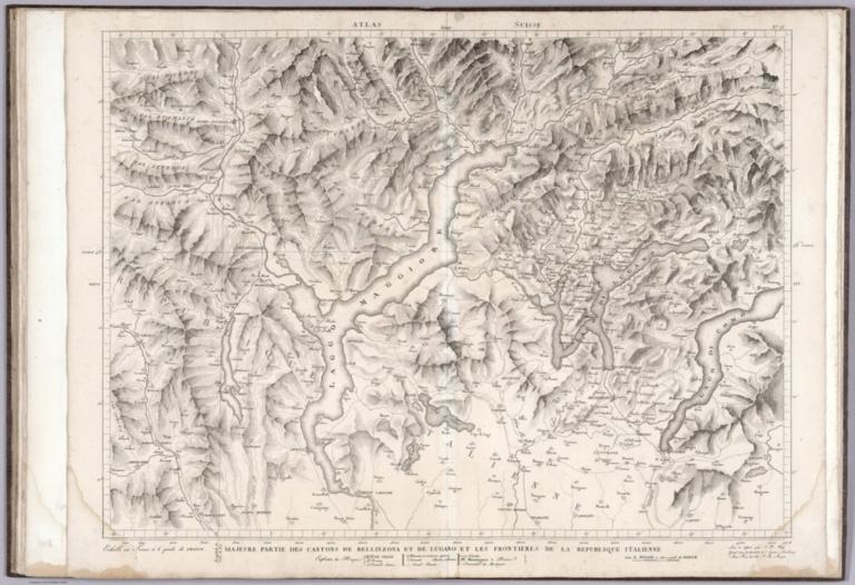 No. 15. Majeure Partie des Cantons de Bellinzona et de Lugano et les Frontieres de la Republiqe Italienne.