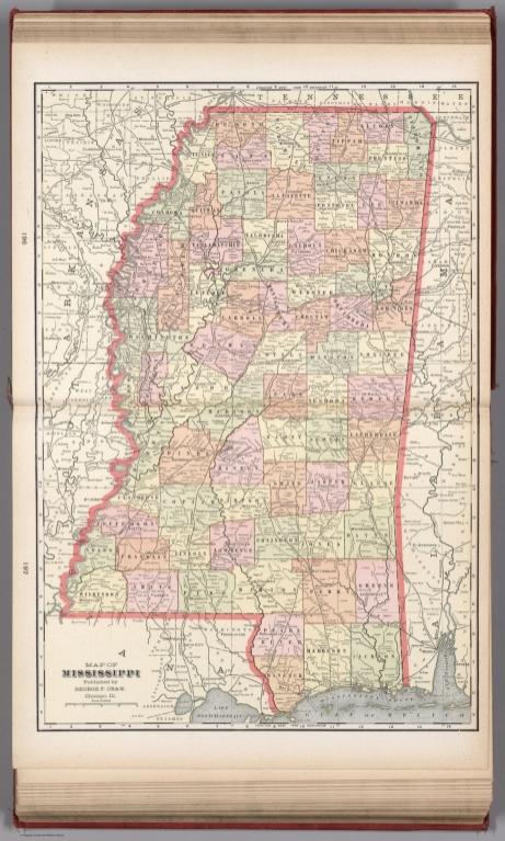 Map of Mississippi